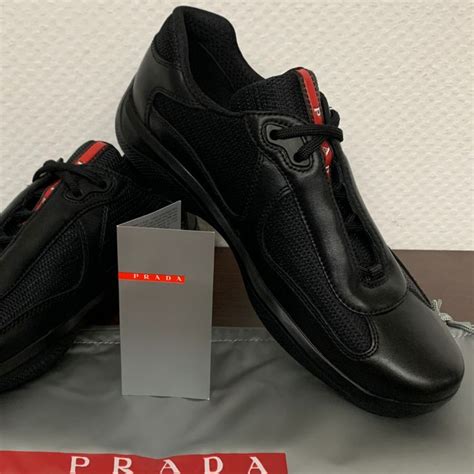 Scarpe da ginnastica Prada in Pelle Nero taglia 6.5 UK 